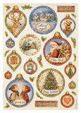 NEW Stamperia Silent Night A4 x 6 Decoupage Rice Papers DFSA4XSN