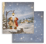 NEW Stamperia Silent Night 12" x 12" Paper Pad - SBBL192