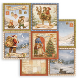 NEW Stamperia Silent Night 12" x 12" Paper Pad - SBBL192