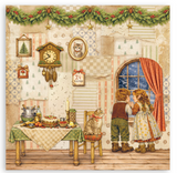 NEW Stamperia Silent Night 8" x 8" Paper Pad SBBSXB28 (22 Single Sided Sheets)