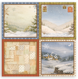 NEW Stamperia Silent Night 8" x 8" Paper Pad SBBSXB28 (22 Single Sided Sheets)