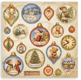 NEW Stamperia Silent Night 8" x 8" Paper Pad SBBSXB28 (22 Single Sided Sheets)