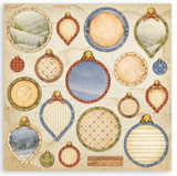 NEW Stamperia Silent Night 8" x 8" Paper Pad SBBSXB28 (22 Single Sided Sheets)