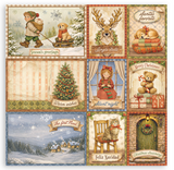 NEW Stamperia Silent Night 8" x 8" Paper Pad SBBSXB28 (22 Single Sided Sheets)