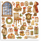 NEW Stamperia Silent Night 8" x 8" Paper Pad SBBSXB28 (22 Single Sided Sheets)