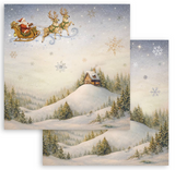 NEW Stamperia Silent Night 8" x 8" Paper Pad - SBBS148