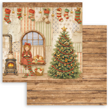 NEW Stamperia Silent Night 8" x 8" Paper Pad - SBBS148