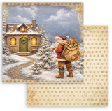 NEW Stamperia Silent Night 8" x 8" Paper Pad - SBBS148