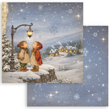 NEW Stamperia Silent Night 8" x 8" Paper Pad - SBBS148