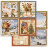 NEW Stamperia Silent Night 8" x 8" Paper Pad - SBBS148
