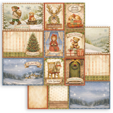 NEW Stamperia Silent Night 8" x 8" Paper Pad - SBBS148