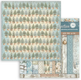 NEW White Christmas 12" x 12" Background Paper Pad - SBBL191