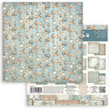 NEW Stamperia White Christmas Backgrounds 8" x 8" Paper Pad - SBBS147