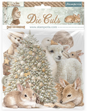 NEW Stamperia White Christmas Die Cuts Assorted- DFLDC141