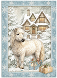 NEW Stamperia A6 Decoupage White Christmas 8 Assorted Designs DFSA6X10