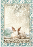 NEW Stamperia A6 Decoupage White Christmas 8 Assorted Designs DFSA6X10