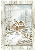 NEW Stamperia A6 Decoupage White Christmas 8 Assorted Designs DFSA6X10