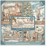NEW Stamperia White Christmas 12" x 12" Paper Pad SBBXLB39 (22 Single Sided Sheets)