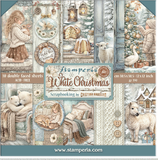 NEW Stamperia White Christmas 12" x 12" Paper Pad - SBBL190