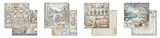 NEW Stamperia White Christmas 12" x 12" Paper Pad - SBBL190