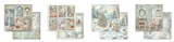 NEW Stamperia White Christmas 12" x 12" Paper Pad - SBBL190