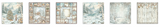 NEW Stamperia White Christmas 8" x 8" Paper Pad SBBSXB27 (22 Single Sided Sheets)