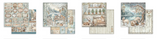 NEW Stamperia White Christmas 8" x 8" Paper Pad - SBBS146