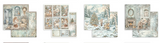 NEW Stamperia White Christmas 8" x 8" Paper Pad - SBBS146