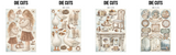 NEW Stamperia White Christmas Focus Junk Journal A5 SBJKS07