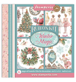 NEW Stamperia Winter Magic Rub On Kit DFLRBX18