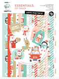 NEW Studio Light A4 Essential DIY Block Santa Stop Here