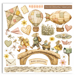 NEW Stamperia Cozy Family Rub On Kit DFLRBX25