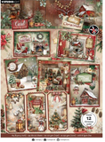 NEW Studio Light A4 Card Making Pad Cottage Christmas