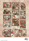 NEW Studio Light A4 Card Making Pad Cottage Christmas