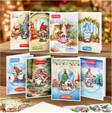NEW Katy Sue Cosy Christmas Gnomes Card Making Kit