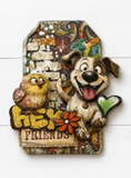 NEW Stamperia Furry Friends 2 Die Cuts Assorted- DFLDC146