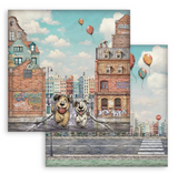 NEW Stamperia Furry Friends 2 - 12" x 12" Paper Pad - SBBL194