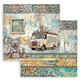 NEW Stamperia Furry Friends 2 - 12" x 12" Paper Pad - SBBL194
