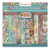 NEW Stamperia Furry Friends 2 Background  - 12" x 12" Paper Pad - SBBL195