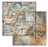 NEW Stamperia Furry Friends 2 Background  - 12" x 12" Paper Pad - SBBL195