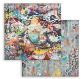 NEW Stamperia Furry Friends 2 Background  - 12" x 12" Paper Pad - SBBL195