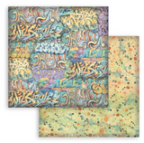 NEW Stamperia Furry Friends 2 Background  - 12" x 12" Paper Pad - SBBL195