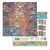NEW Stamperia Furry Friends 2 Background  - 12" x 12" Paper Pad - SBBL195