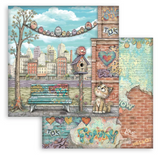 NEW Stamperia Furry Friends 2 -  8" x 8" Paper Pad - SBBS150