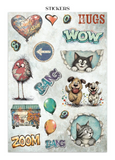NEW Stamperia Furry Friends 2 Journal SBJK33