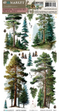 NEW 49 and Market Campfire Memories 6x12 inch Essential Rub On Transfers