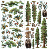 NEW 49 and Market Campfire Memories Laser Cut Camping Elements