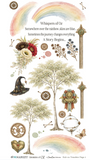 NEW 49 and Market Chronicles of Oz 6x12 inch Blendable Rub On Transfers