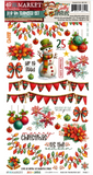 NEW 49 and MarketJolly Jingles 6x12 inch Blendable Rub On Transfers