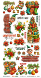 NEW 49 and MarketJolly Jingles 6x12 inch Blendable Rub On Transfers
